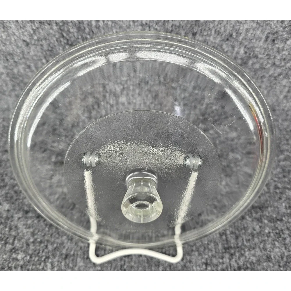 Vtg Glasbake Clear Glass Lid J-526 Replacement 8.5